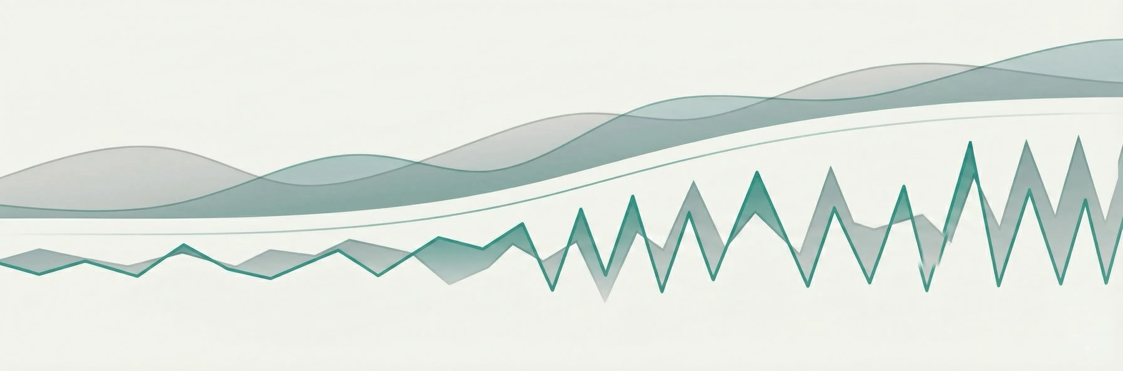 Abstract visualization of long-wave strategy and short-wave operations